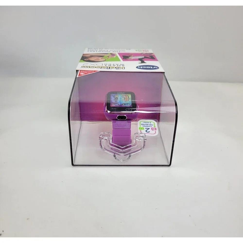 VTech KidiZoom Smartwatch DX2 Purple Smart Watch for Kids Camera Video Games NEW